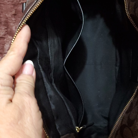 COACH Diaper Bag Brown Signature Baby Tote - Picture 12 of 16